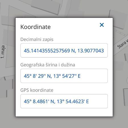 Apartman Palada Žminj Exteriér fotografie